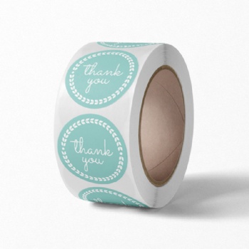 Plastic label for retail