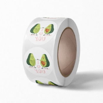 Plastic label for cosmetics