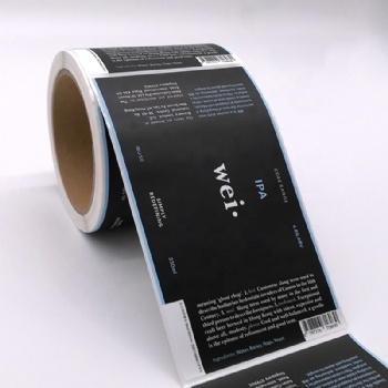 Matte roll labels
