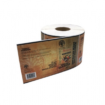 Glossy roll labels