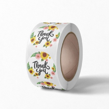 Roll label for cosmetics