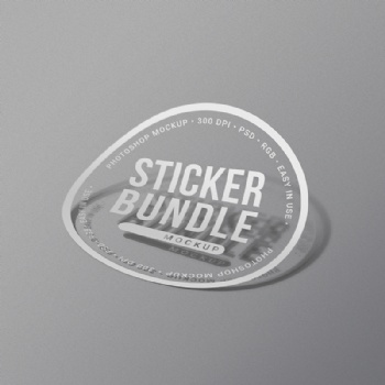 Clear label for cosmetics