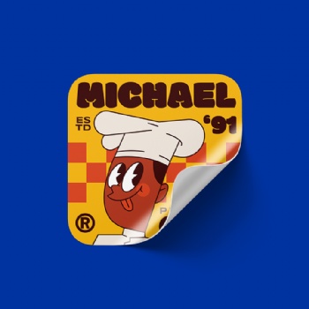 Sticker label finishes
