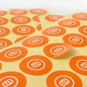 Sticker label for candles