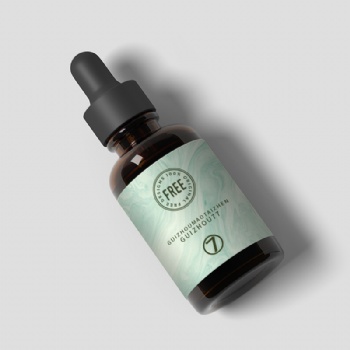 Essential oil bottle labels